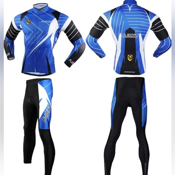 FJQXZ Mens Cycling Jersey Suit and 3D Padded Pants Size Small BNWT - Picture 2 of 16